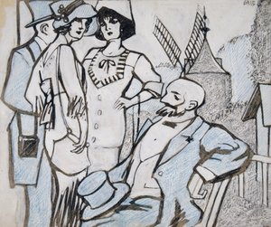 Aux courses de Longchamps - Juan Gris